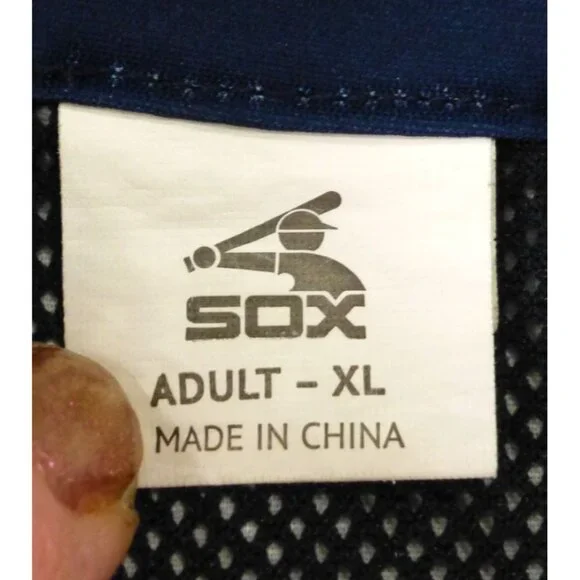Chicago White Sox Quarter Zip Jacket Windbreaker Tri Color Chevron Xfinity Polye - Picture 4 of 16